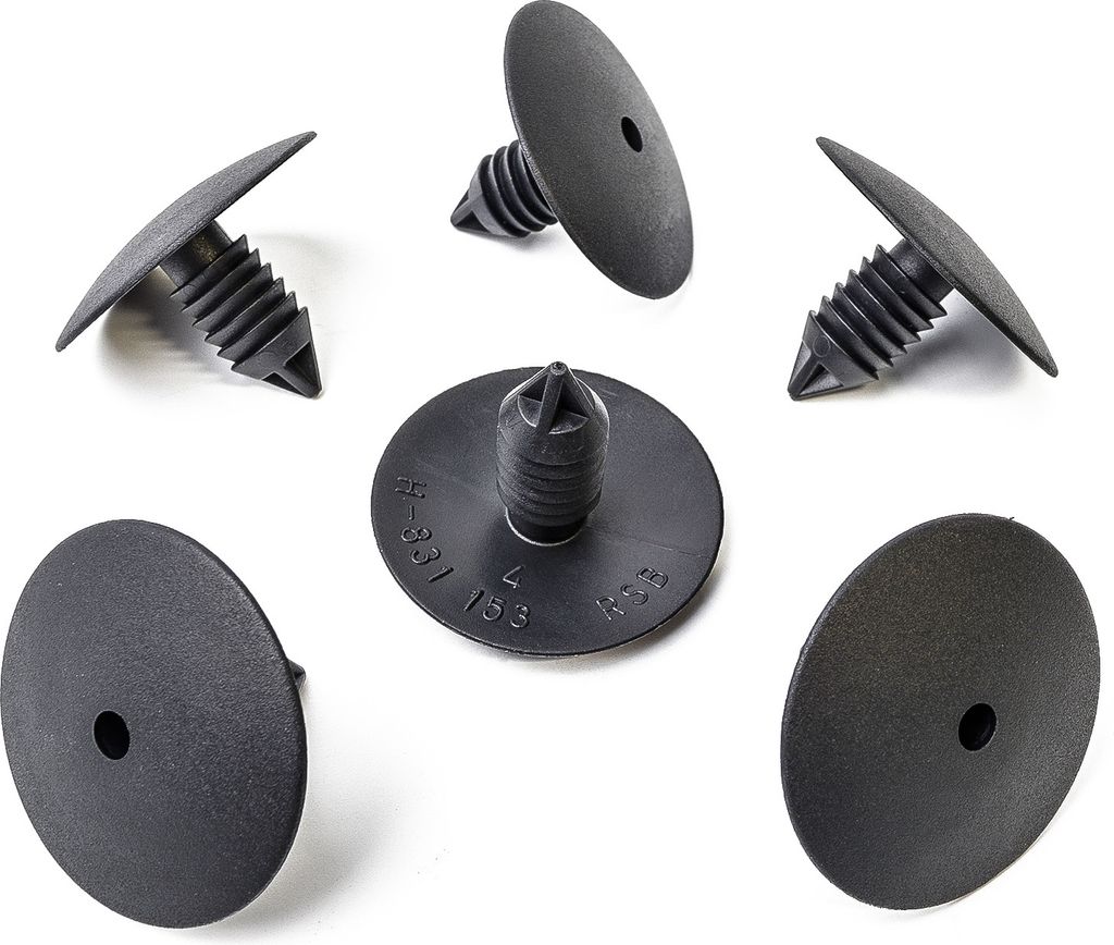 10x Tannenbaum Clip für Radlauf für Citroen Peugeot Renault | 35,5 x 25,4 mm
