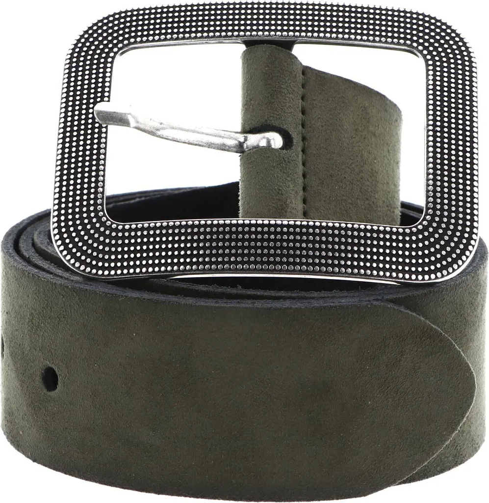 Cintura Vanzetti Classics 40mm Olive Oliva | Suede Belt Premium