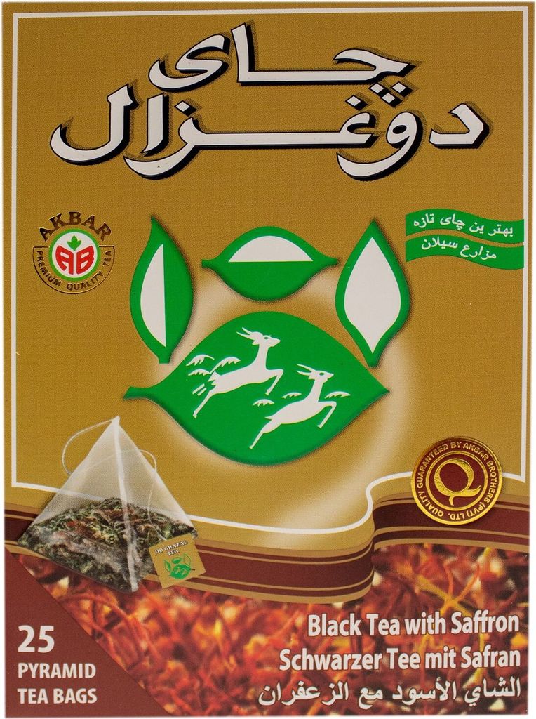 Do Ghazal grüner Tee mit Safran Aroma 50g, 25 Beutel Produktbild 