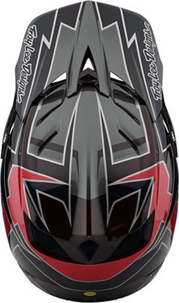 Troy Lee Designs D4 Helmvisier, Graph, red