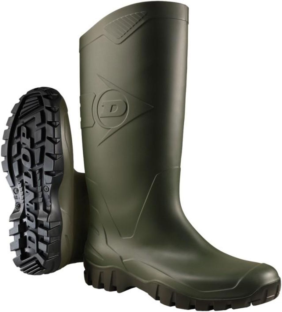 DUNLOP Gummistiefel Dane PVC Gr. 47 grün, K680011, Produktbild 