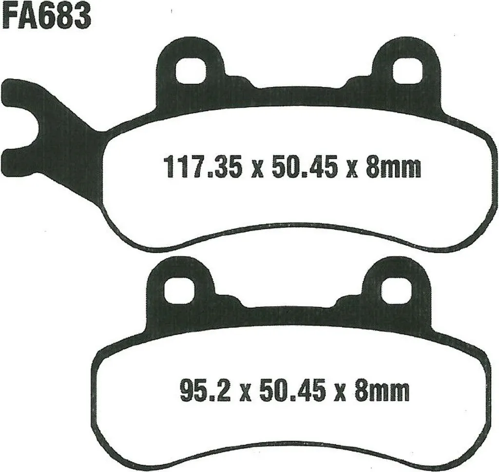Plaquettes de frein Pamoto Haute Résistance pour CAN-AM Maverick 800 2018
