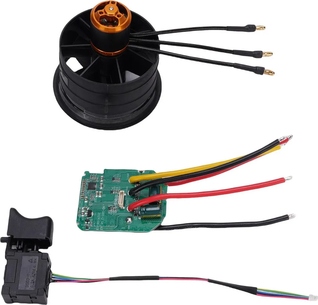 Ventilateur turbine 64mm 3200kV pour refroidissement PC et projets DIY