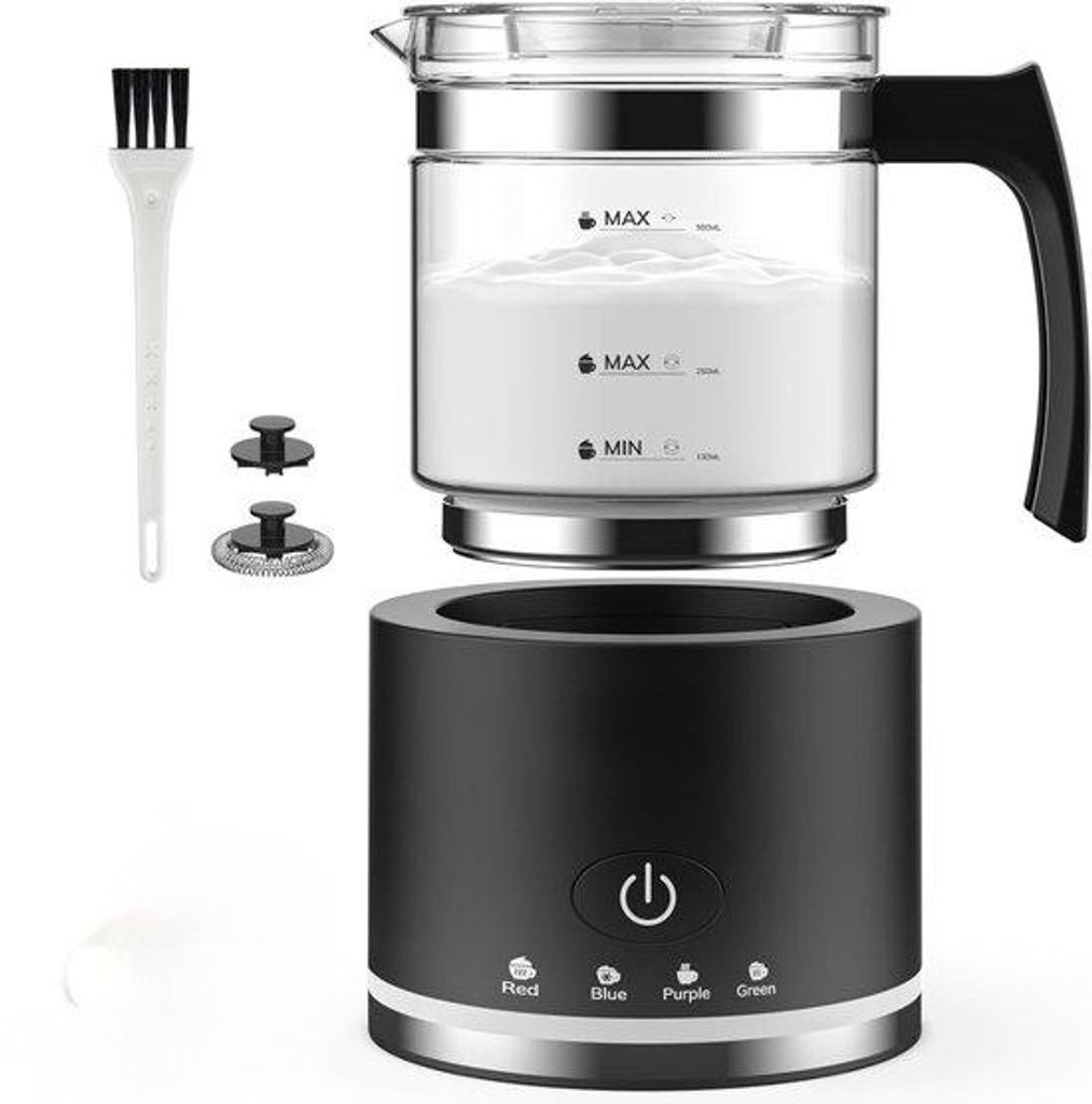 Elektrische 4-in-1-Melk-Opschuimer inductie 500 ml - cacao-funktionsfähigkeit - warme Schokoladenmilch - Milchschaum - warme Milch