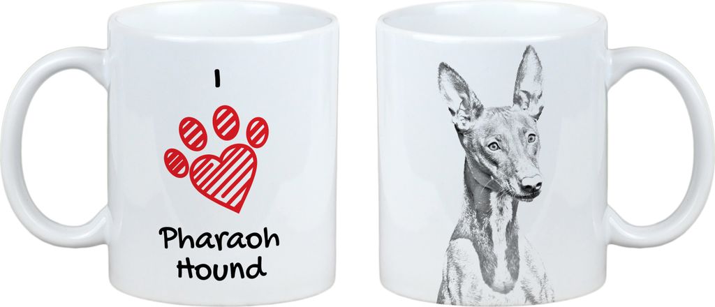 Pharaonenhund, Pharaoh Hound, Kelb tal-Fenek - Tasse mit Hund, entzückende Tasse mit Grafik, Geschenk mit Ihrem Foto von der Marke Art-Dog
