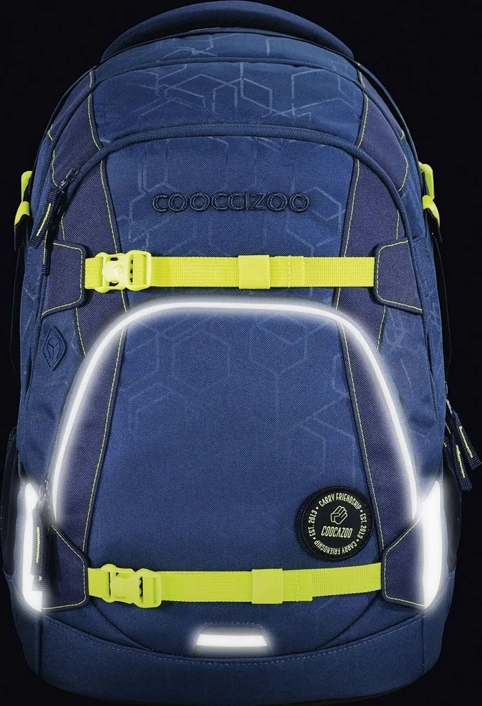 Sac à dos collège Coocazoo Mate Blue Bash pour transporter ses cours - 12