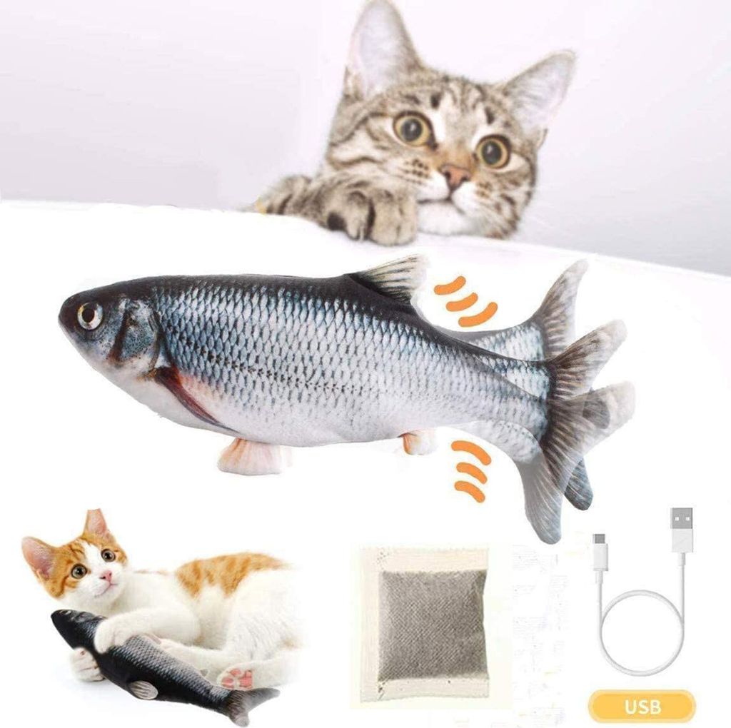 Hračka pre mačky Magic Fish s mačacou mätou, krúti sa ako Obrázok produktu 4