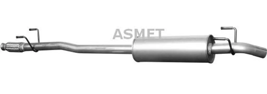 Silencieux pour Crafter ASMET 4102 Réparation Échappement Homologuée
