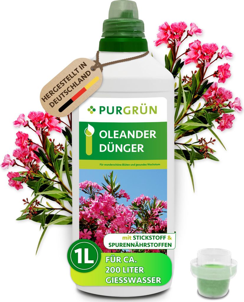 Purgrn Oleander Dnger | Flssigdnger mit extra Phosphor