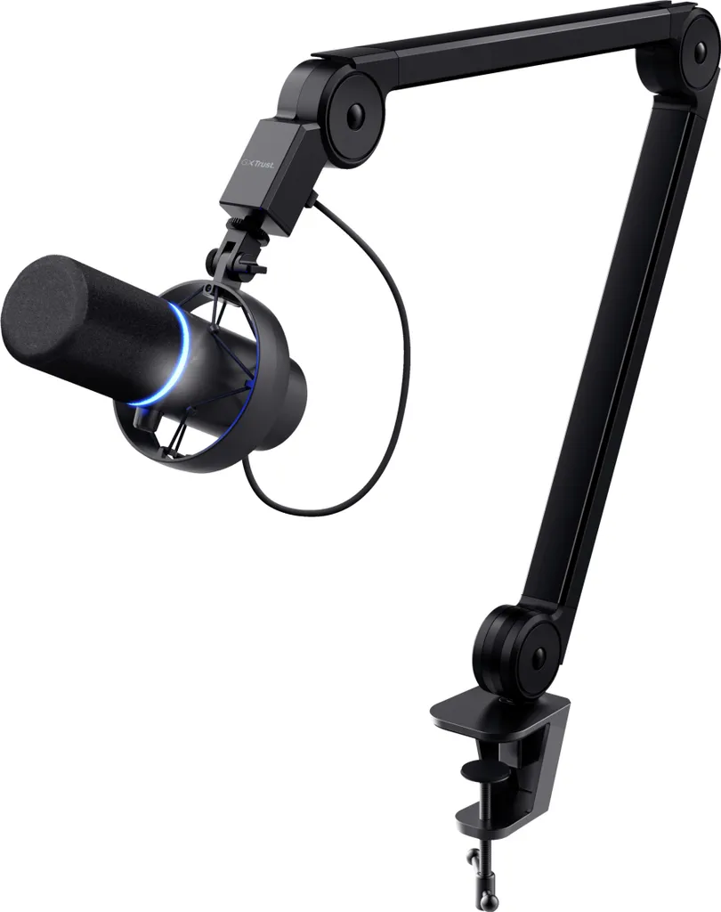 Trust GXT 255+ Onyx Micro USB à Condensateur et Éclairage LED Réglable