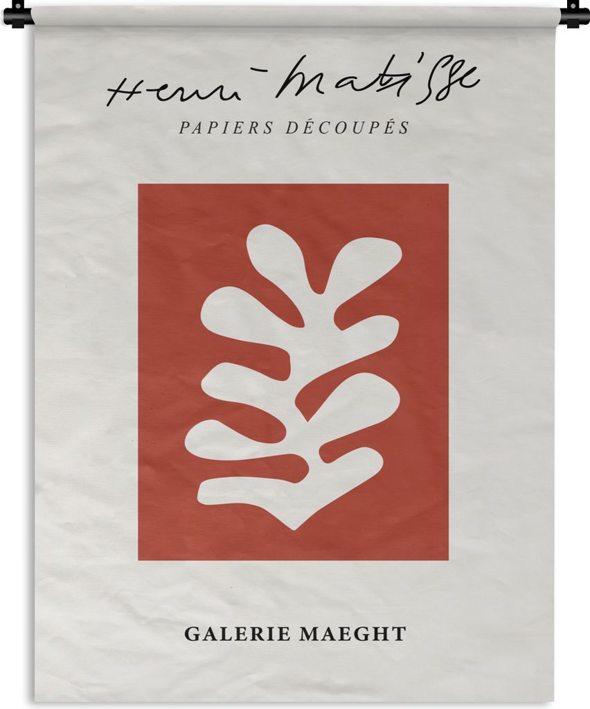 MuchoWow Wandteppich Wandbehang Henri Matisse - Pflanzen - Kunst - Abstrakt - Vintage 90x120 cm Tapisserie Dekoration Wandtuch - Wanddeko