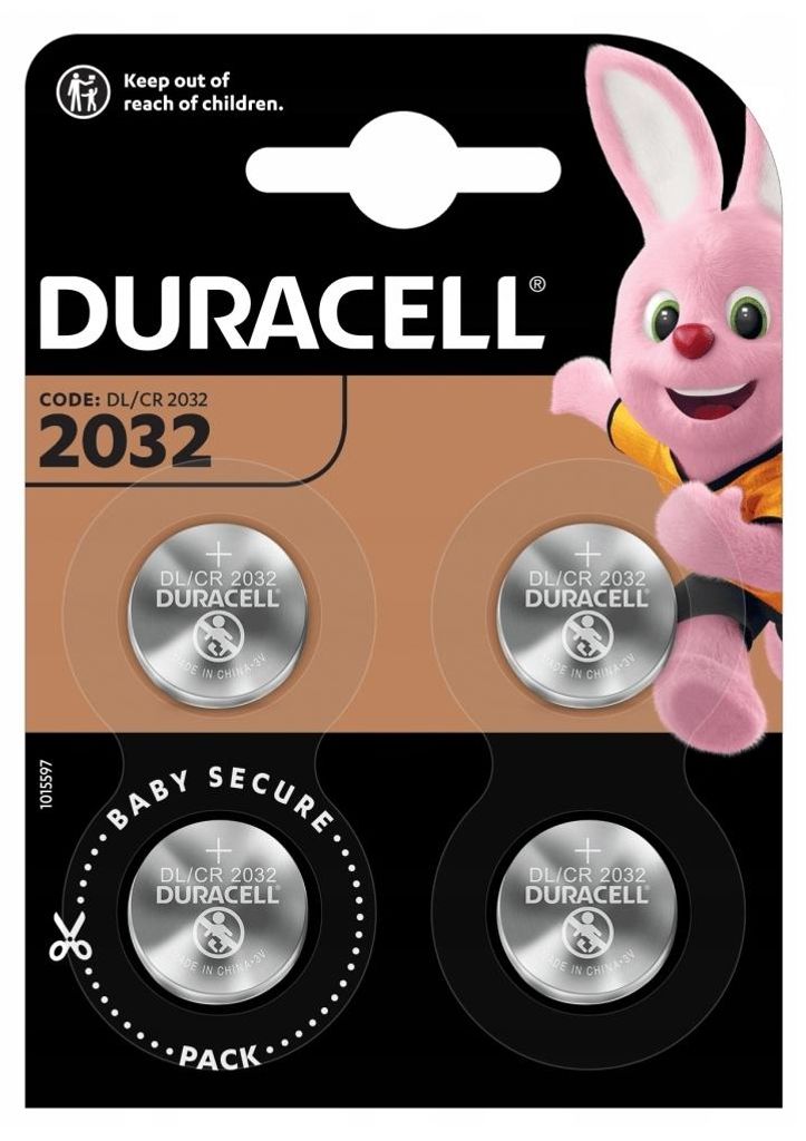 Duracell Batteries CR2032 blister 4szt Zdjęcie produktu 
