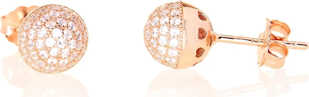 Orecchini Karisma HS-ERG27.RG - Argento 925 e Oro Rosa 6mm OFFERTA