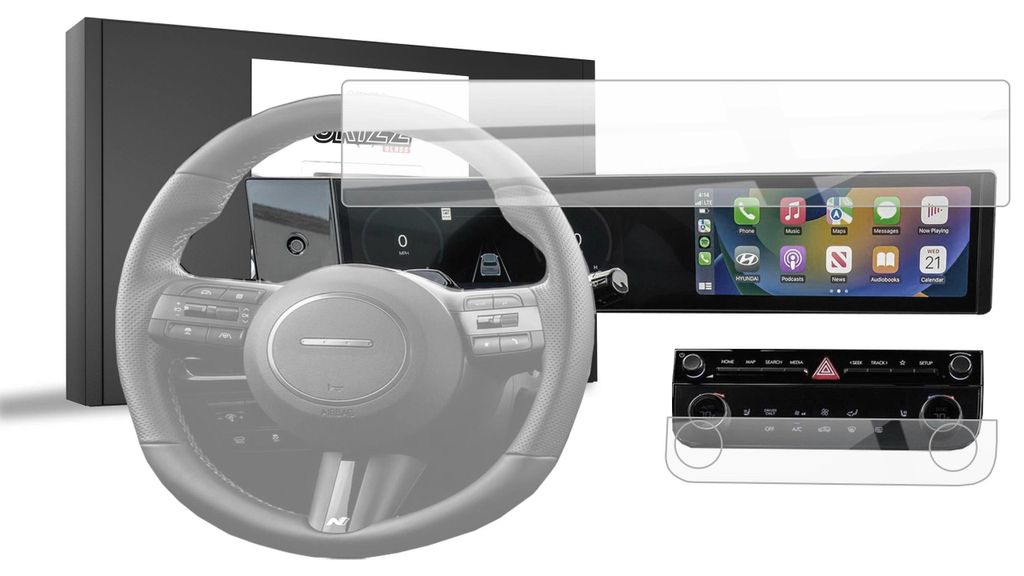 Keramische Autodisplayfolie 2in1 für Hyundai Tucson 12,3" Produktbild 
