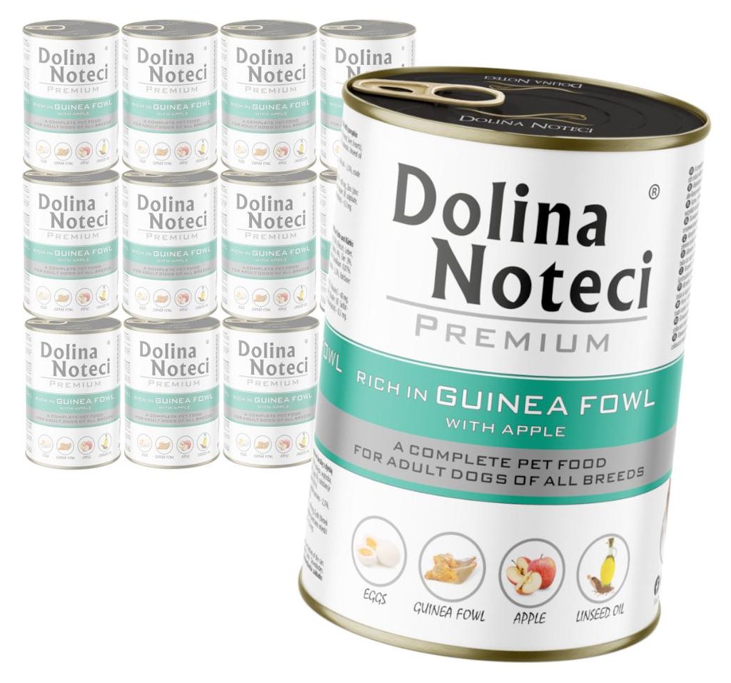 Dolina Noteci Premium Bogata w Perliczkę z Jabłkiem Puszka Zdjęcie produktu 