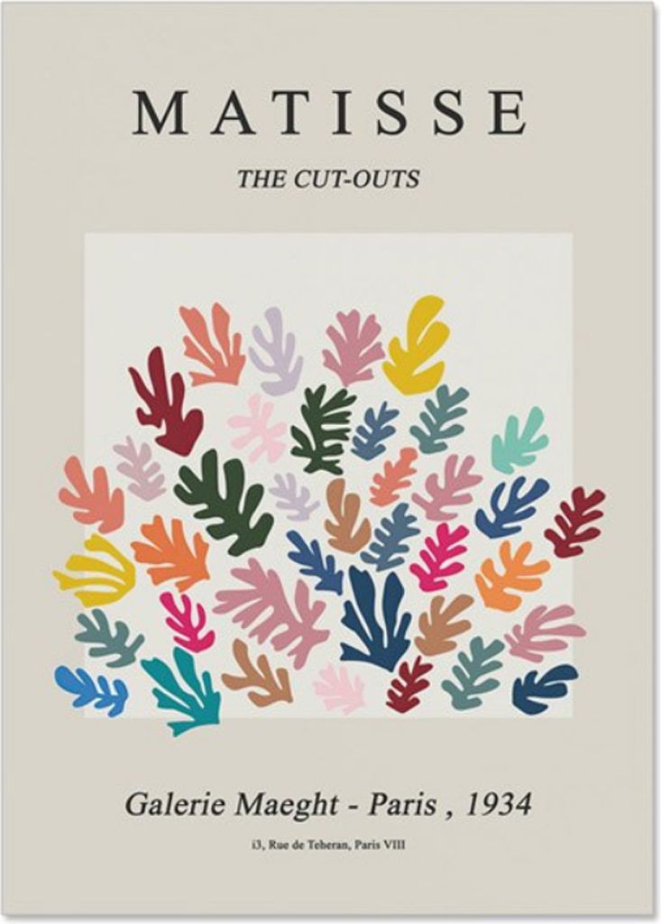 TPFLiving Kunstdruck LW-1214 (OHNE RAHMEN) Poster - Leinwand - Wandbild - Hochauflösender Giclée-Druck, langlebig und hochwertig - Henri Matisse ...