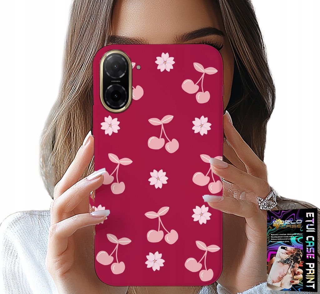 Hülle Für Xiaomi Redmi A5 - Kirschen, Kirschen Auf Kastanienbraunem Hintergrund + Folie