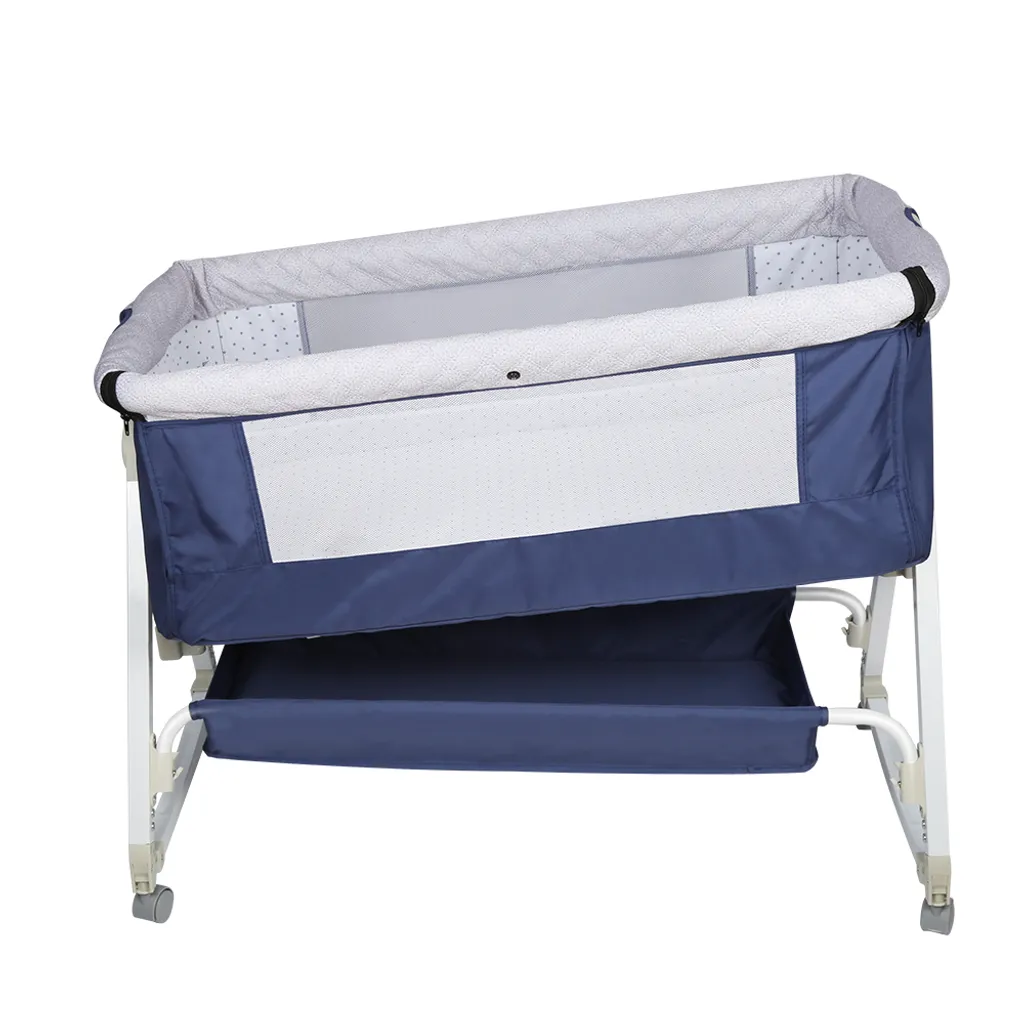 Lit bébé ajustable 6 positions, balancelle et plan à langer intégré - 10