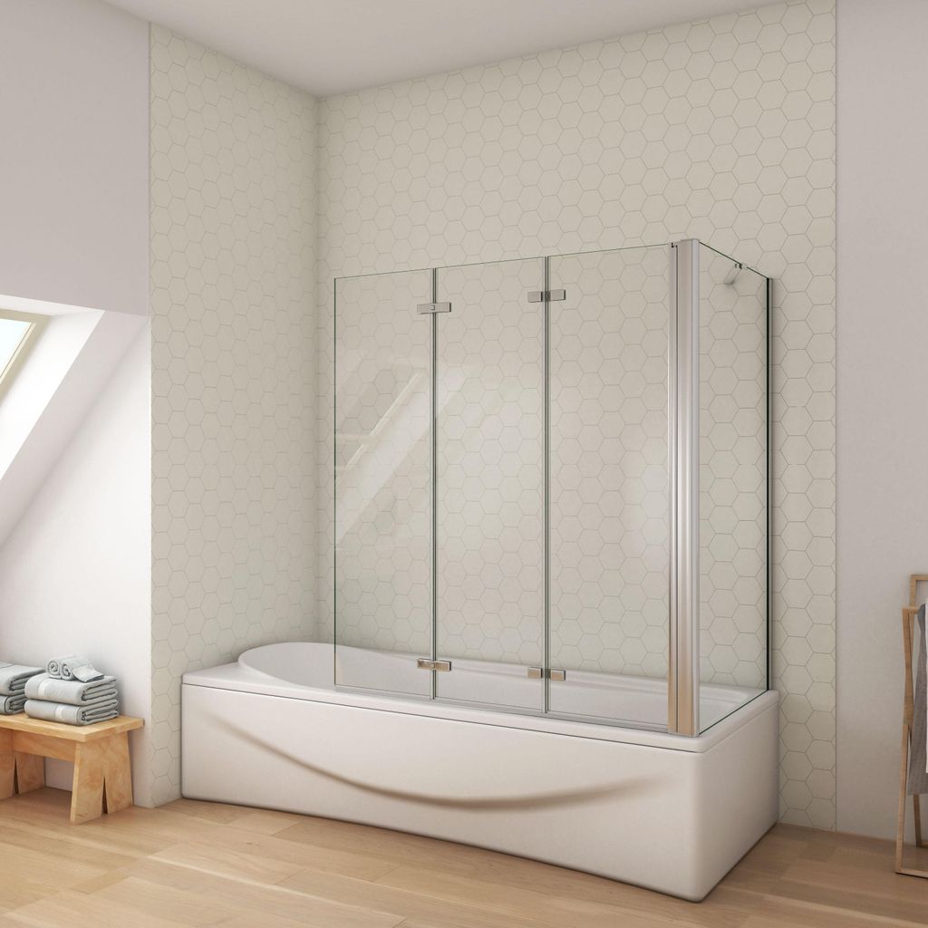 AICA 130cmx140cm Badewannenaufsatz 6mm NANO ESG-glas mit Produktbild 