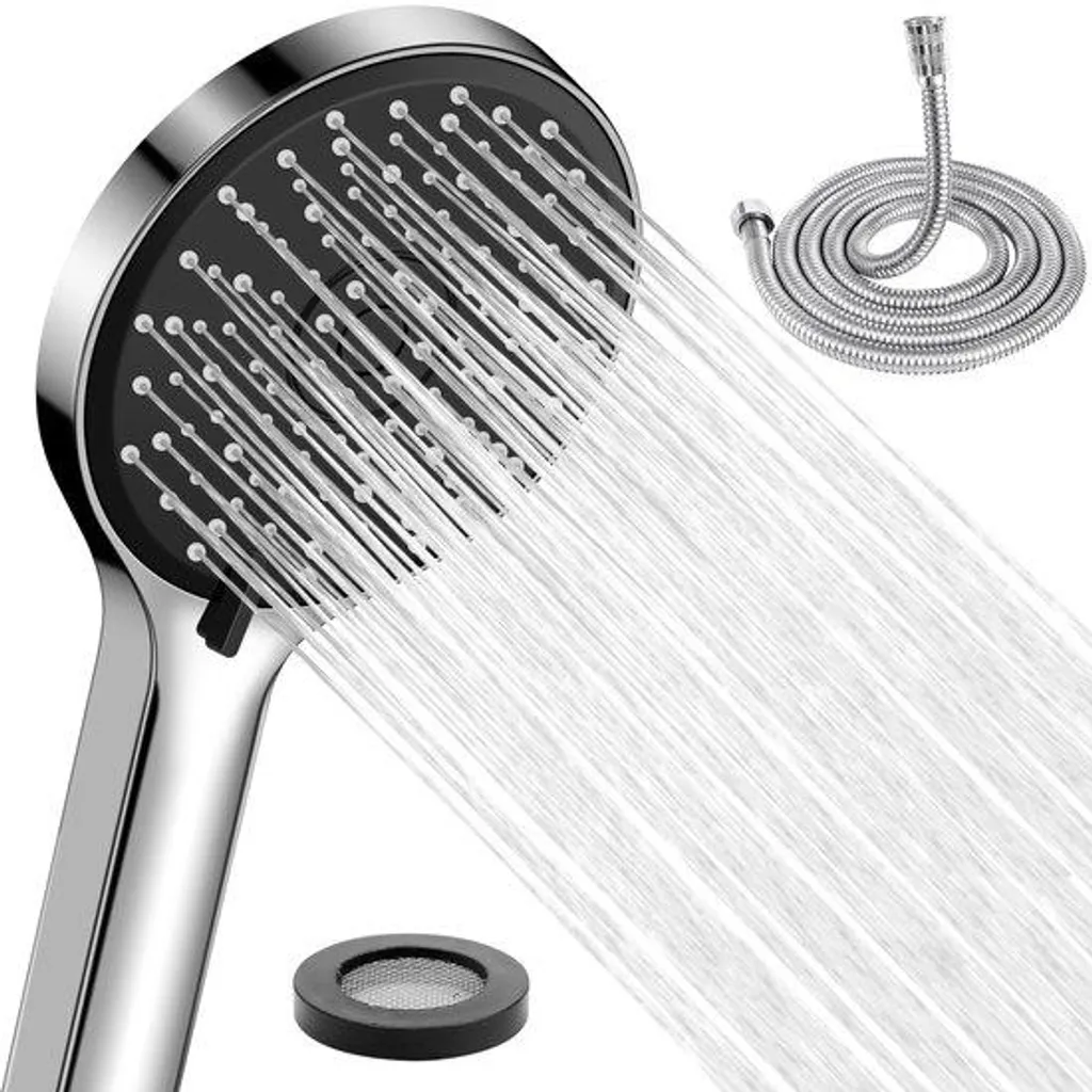 Pommeau de douche filtrant haute pression 5 jets pour salle de bain Zen