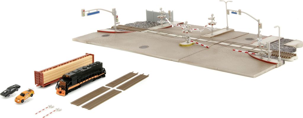 Jada Fast & Furious Nano Szene Zug Diorama Silber  Silber Produktbild 3