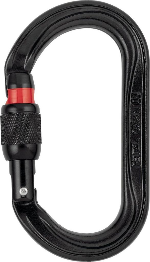 PETZL Karabiner OXAN Screw-Lock M72A SLN schwarz