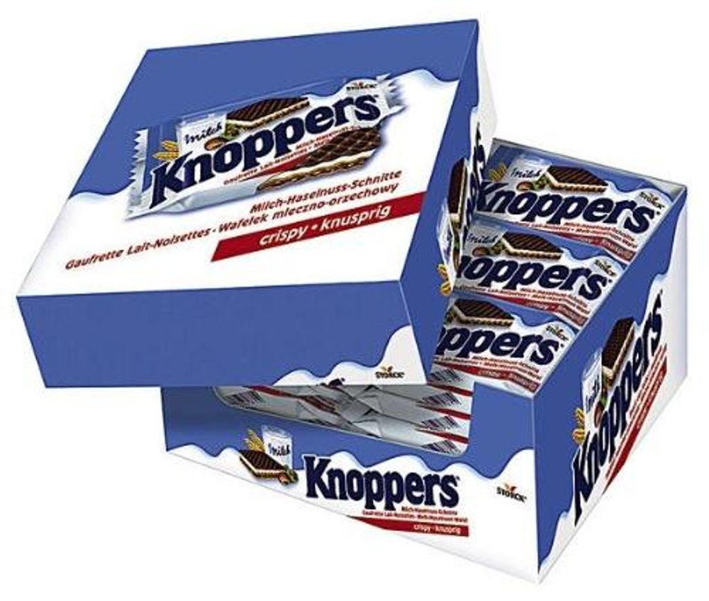 Storck Knoppers Fetta di nocciola croccante al latte 24pz Immagine del prodotto 