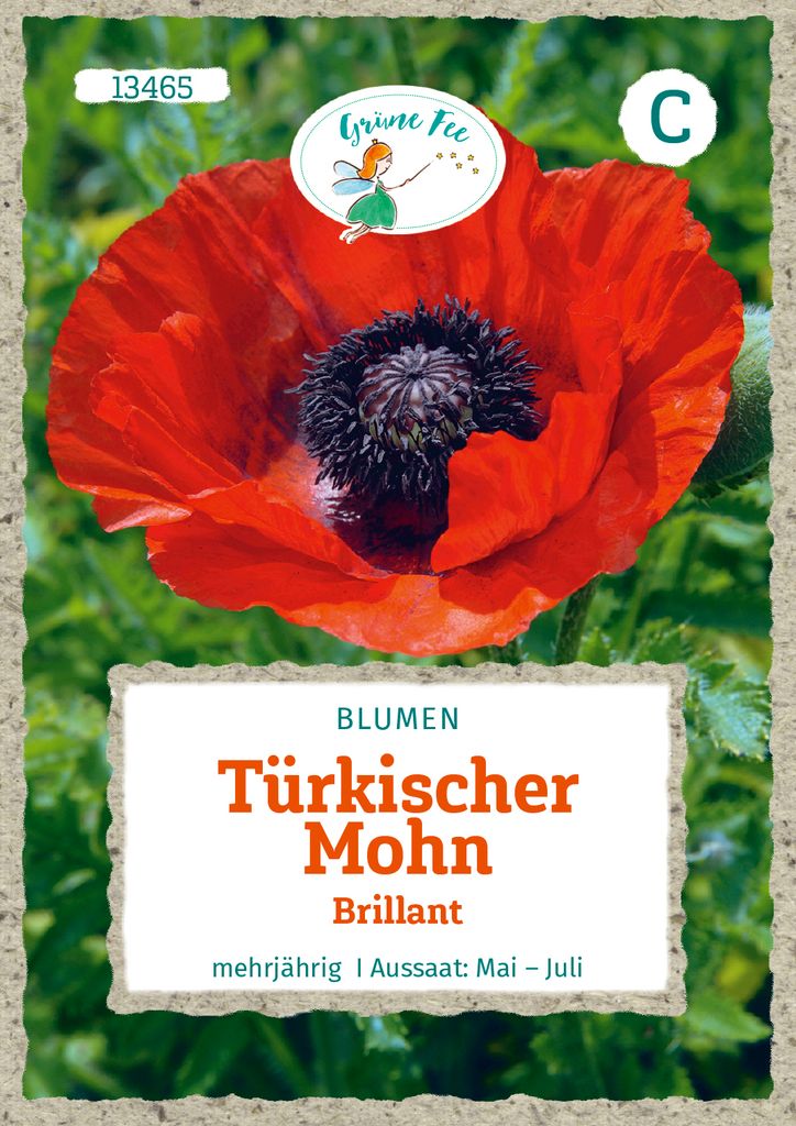 Grüne Fee - Türkischer Mohn Brillant Samen - 13465
