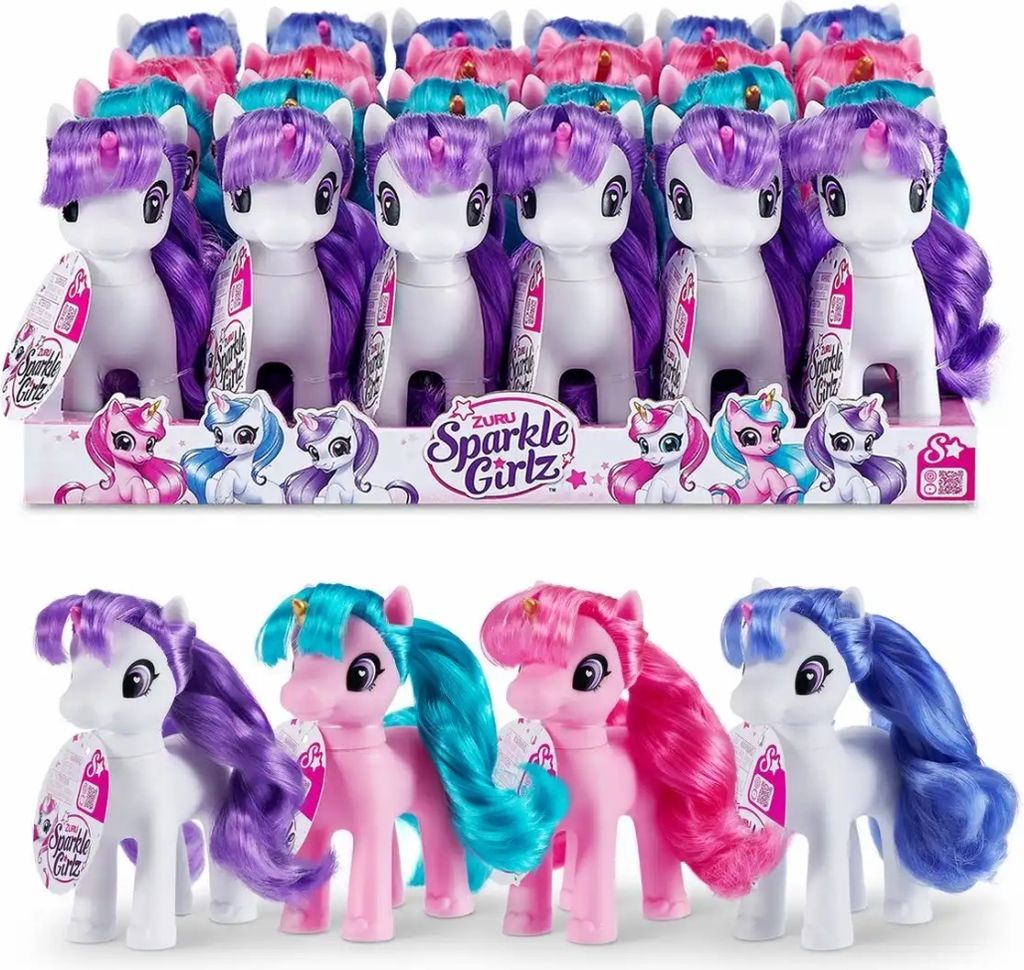 ZURU 100369TQ1 - Sparkle Girlz - Unicorno con criniera Immagine del prodotto 