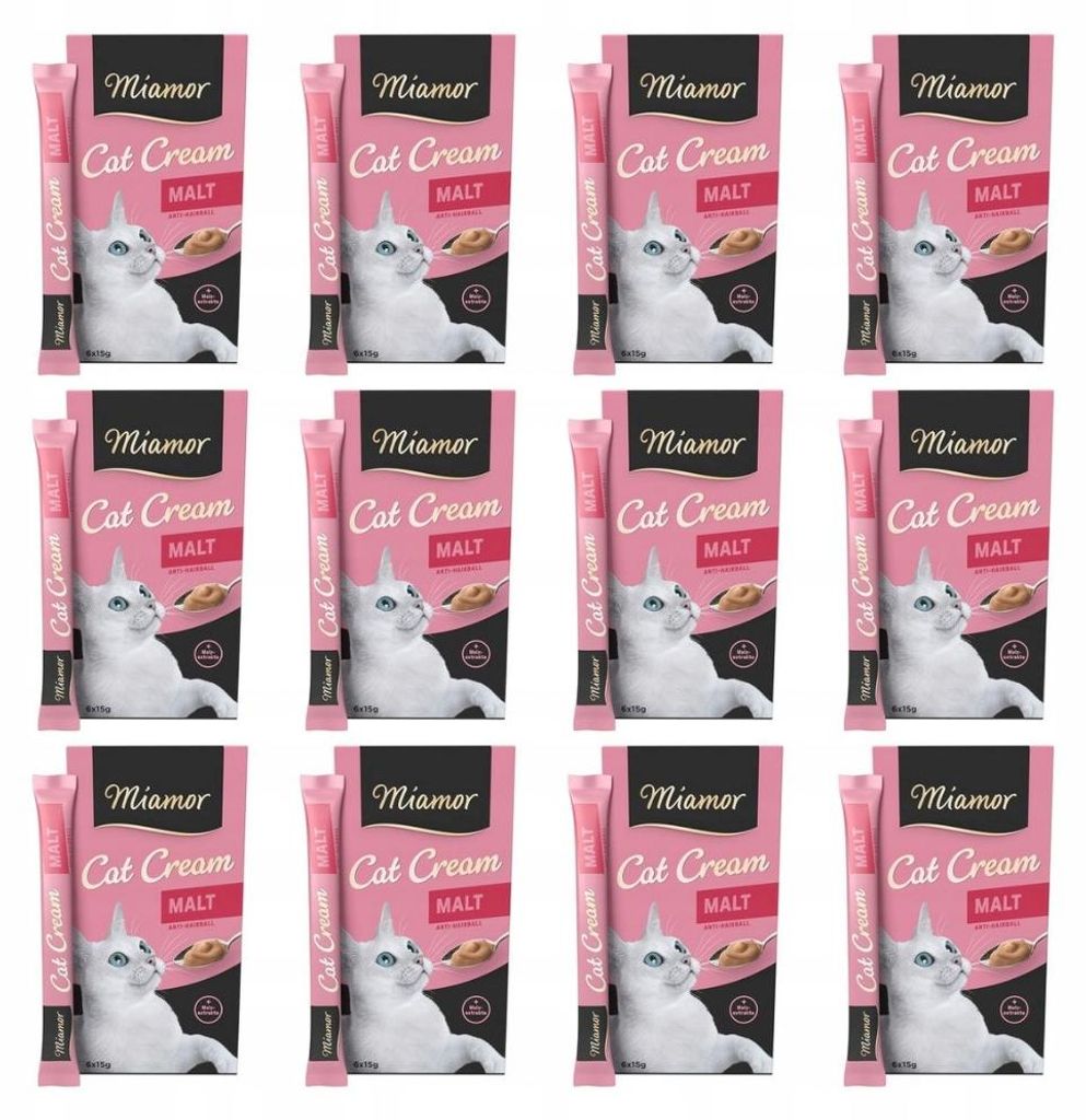 MIAMOR Katzencremepaste mit Malz, gegen Haarballen, 72 x 15 Produktbild 