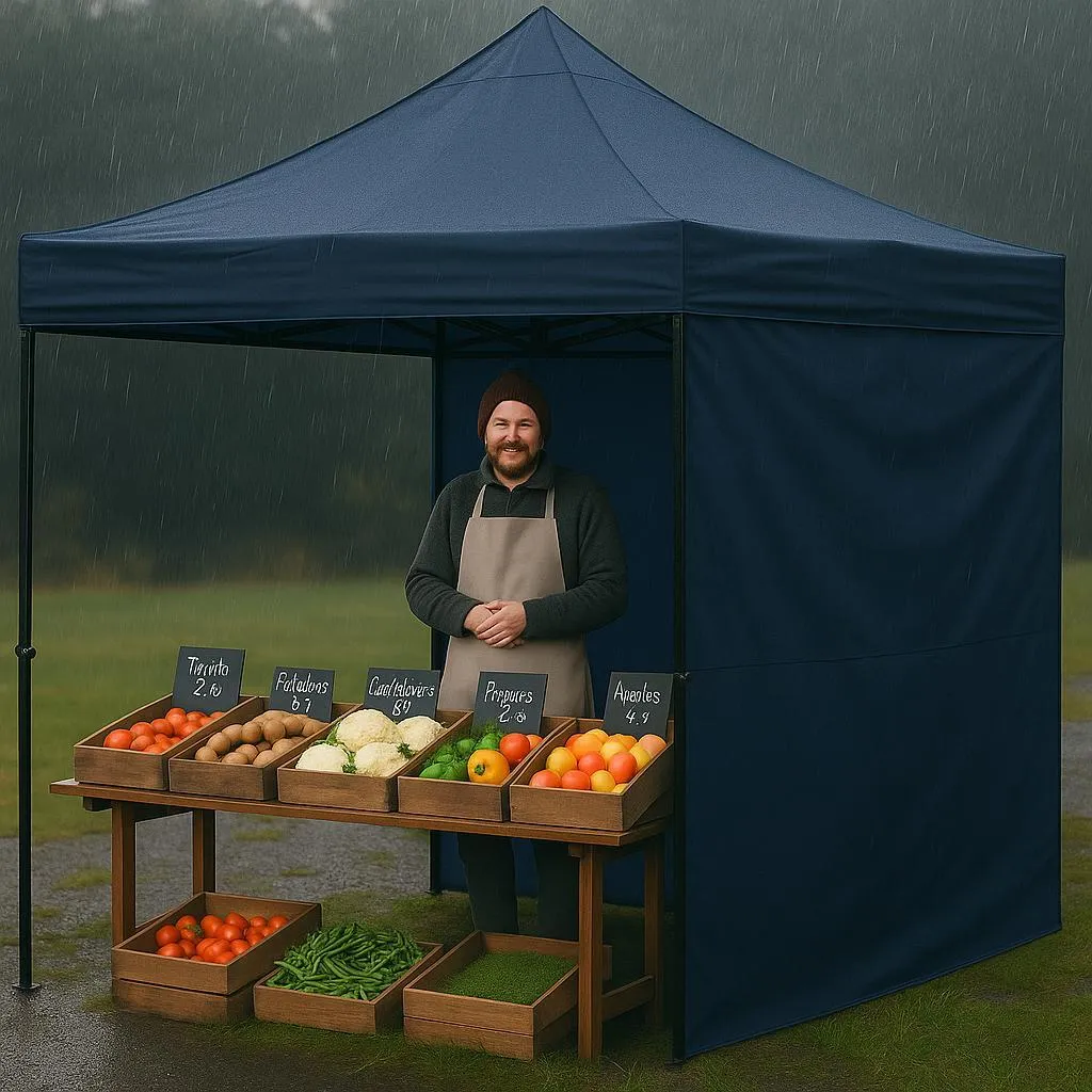 Tente de réception 3x3 m pour mariage et fête - Pavillon pro stable