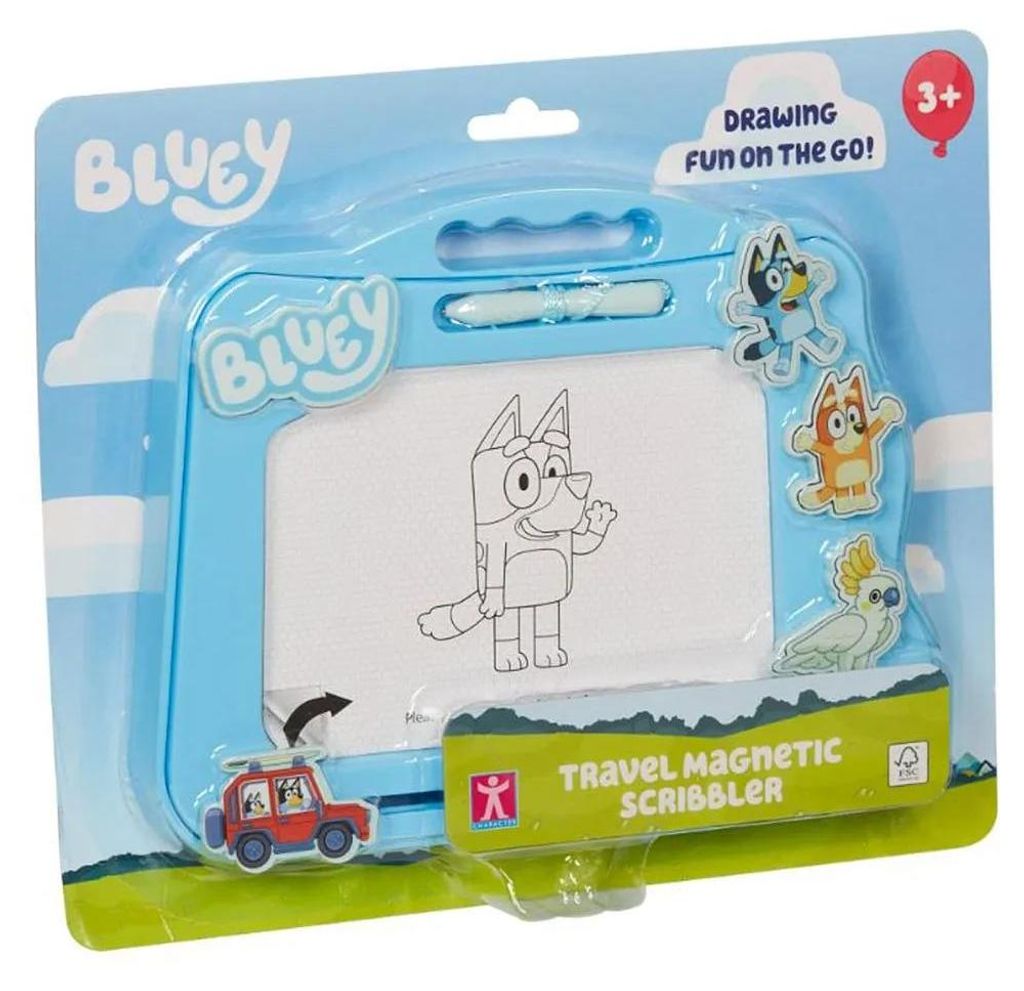 Bluey 07837 Blaue magnetische Schreibtafel Produktbild 