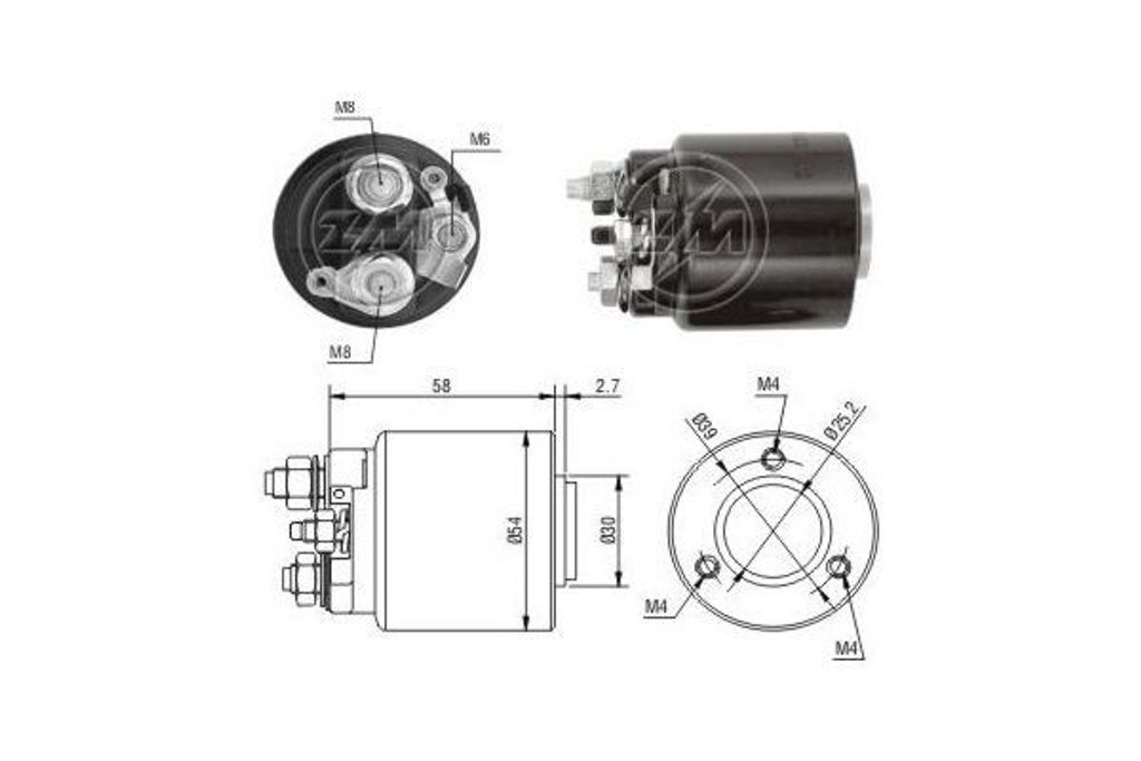 ERA Magnetschalter Anlasser ZM591 für OPEL Corsa D Schrägheck (S07) COMBO Tour