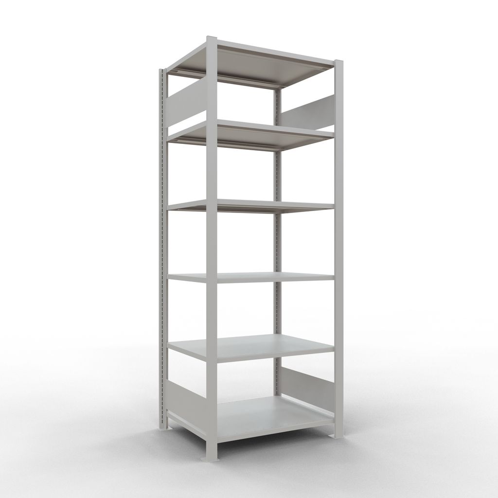 Büroregal Stecksystem Grundregal - 2000x 750x600 mm, Typ 150 kg