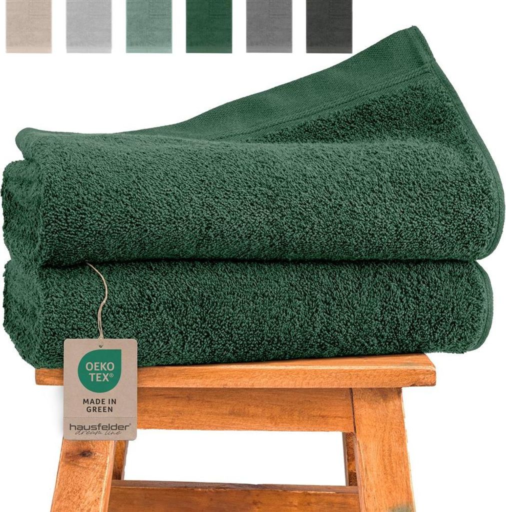 Hausfelder Handtücher Premium Duschtuch 2er Set Produktbild 