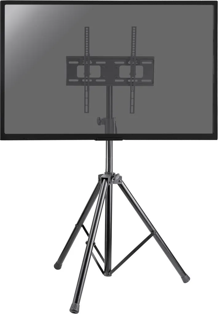 Trépied TV pour salon et exposition - Support réglable 32-55 pouces noir