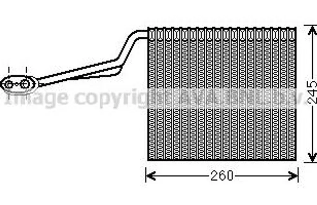 Évaporateur de Climatisation pour Audi A4 B6 B7 & Exeo (AVA AIV315)