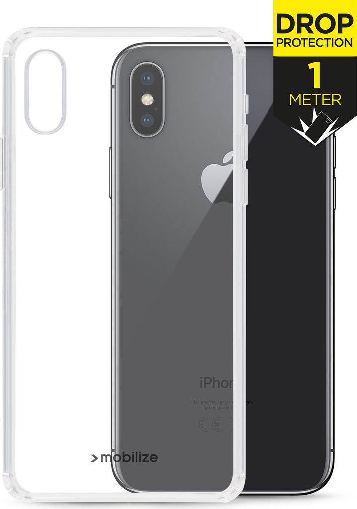 Mobilize Naked Protection Durchsichtig iPhone XS Hülle Hardcase Backcover Stoßfest - Transparent