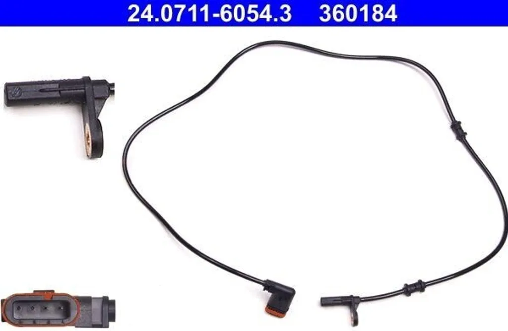 Capteur de vitesse de roue ABS pour Mercedes CLK C209 et A209