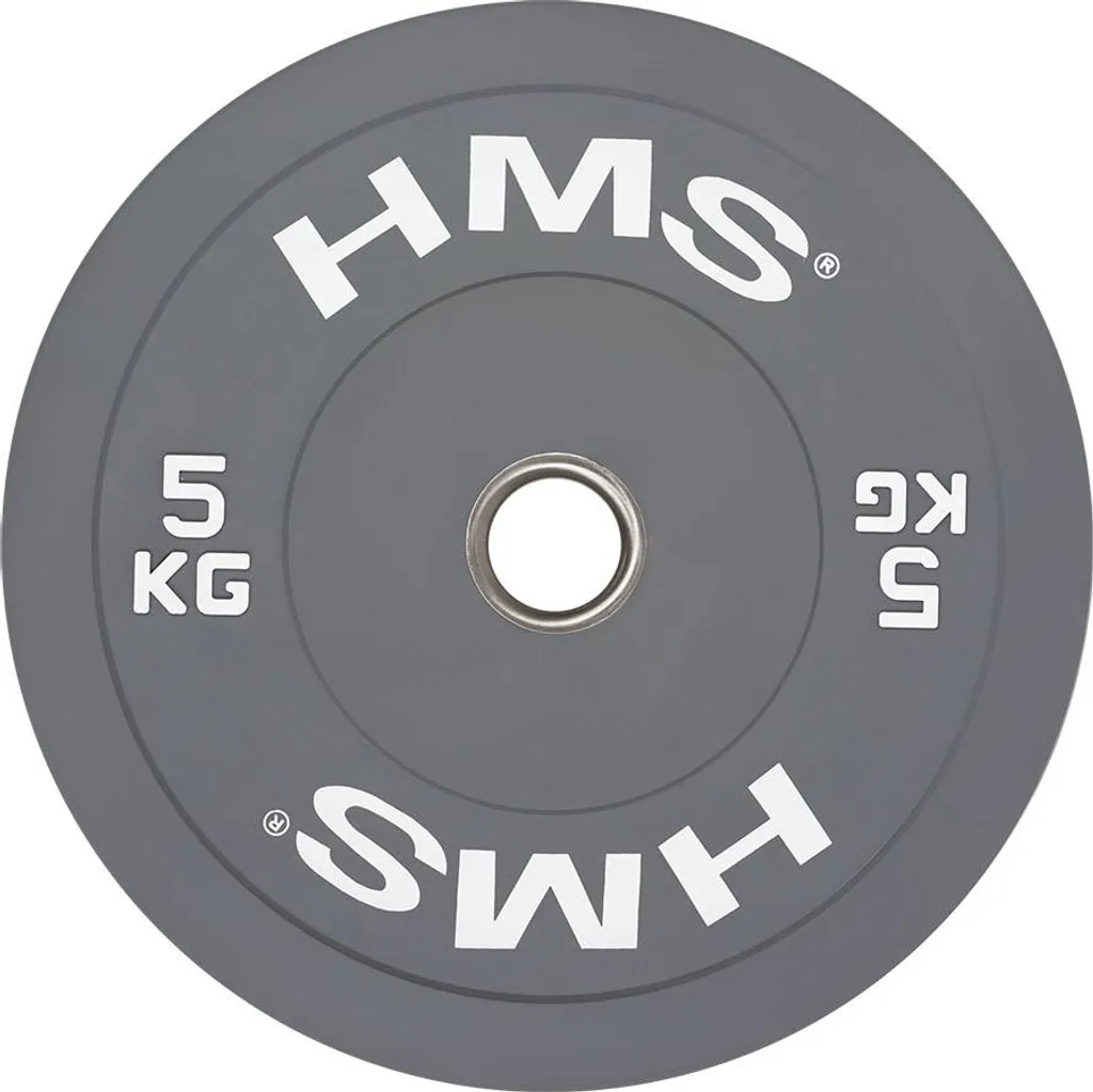 Équipement de Musculation Disque 5 kg HMS CBR05 Gris pour Home Gym Kit