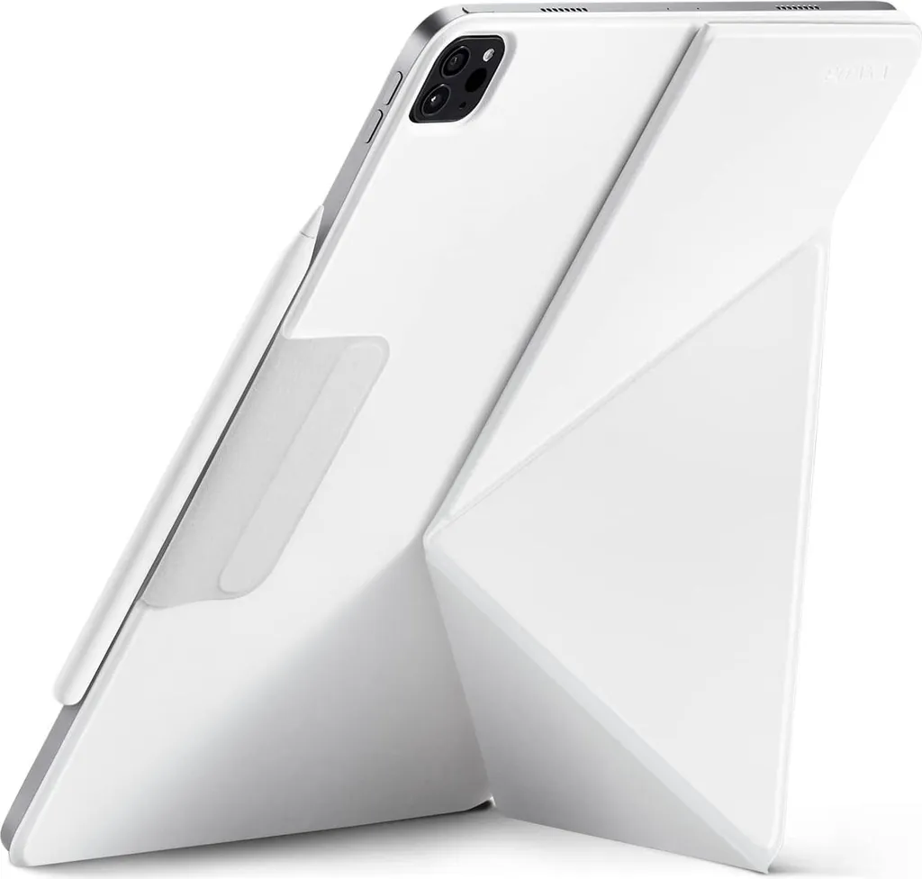 Housse de Protection iPad Pro 13 2024 - Folio Magnétique Blanc PITAKA