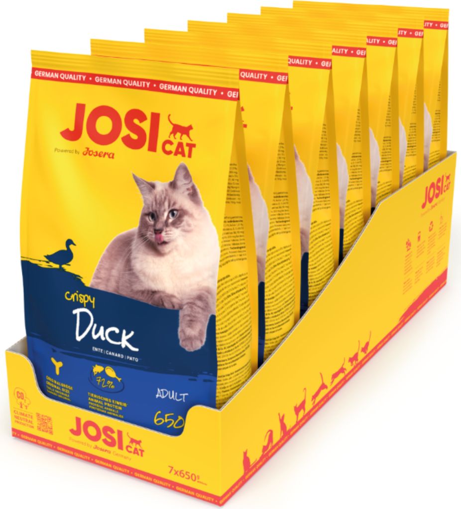 JosiCat Crispy Duck 1 VE (7 x 650g)