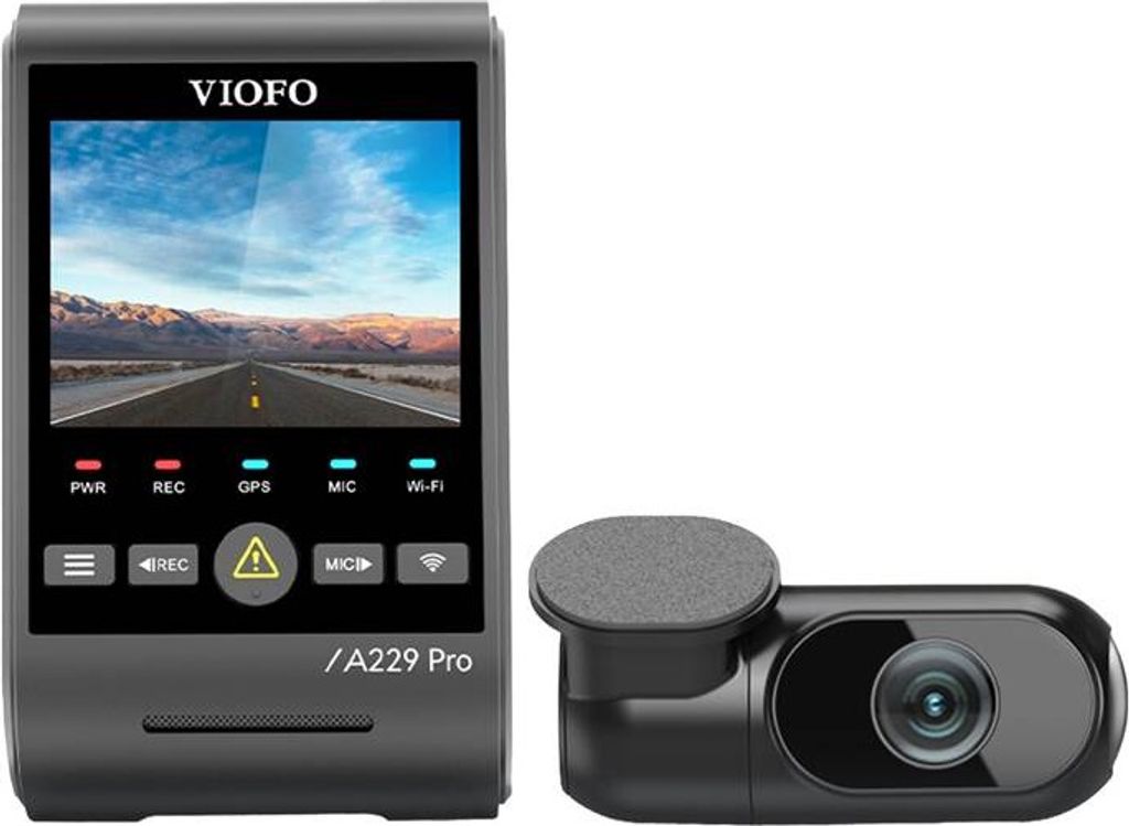 Viofo A229 Pro 2Ch 4K + 2K Wifi, Gps Obrázek produktu 6