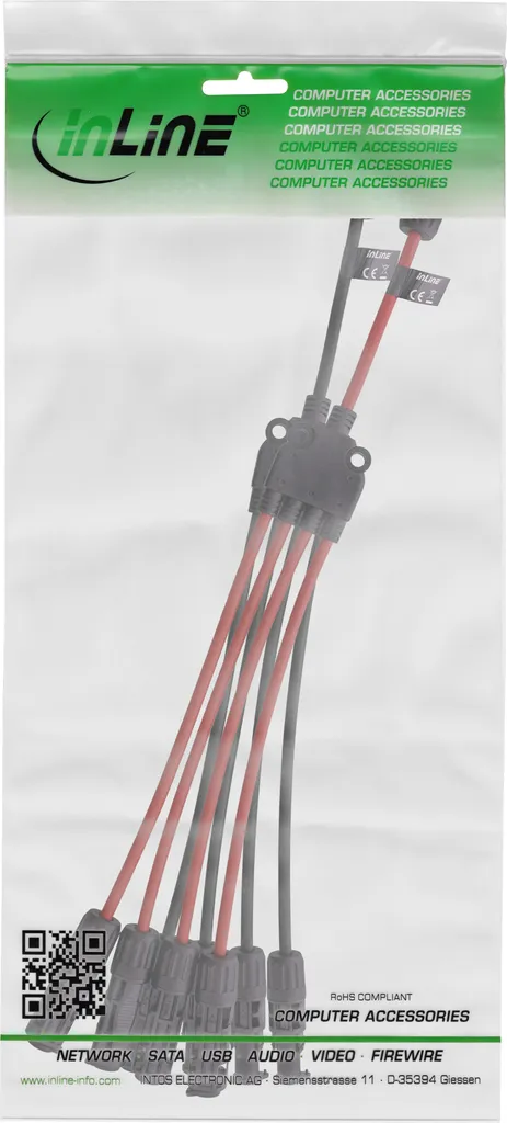 InLine 95040 Splitter Solare per Camper e Barche - 4 Vie 0.42m IP68 - 3