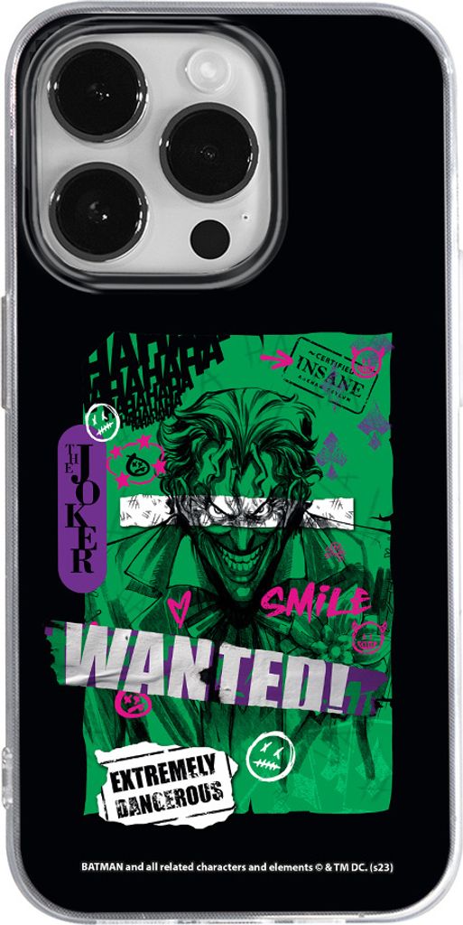 ERT GROUP DC Handyhülle für IPHONE 13 PRO MAX Muster Joker 026 WPCJOKER14022