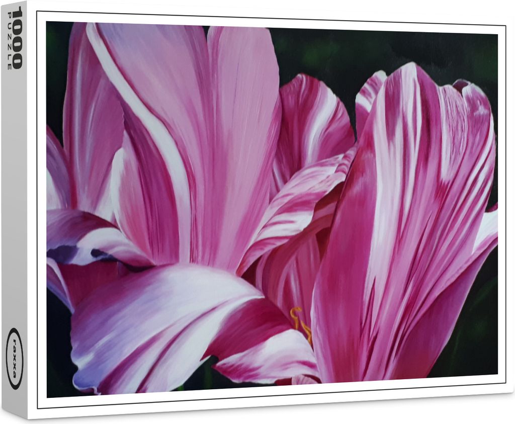 raxxa Premium-Puzzle "Tipsey tulips", 1000 Teile