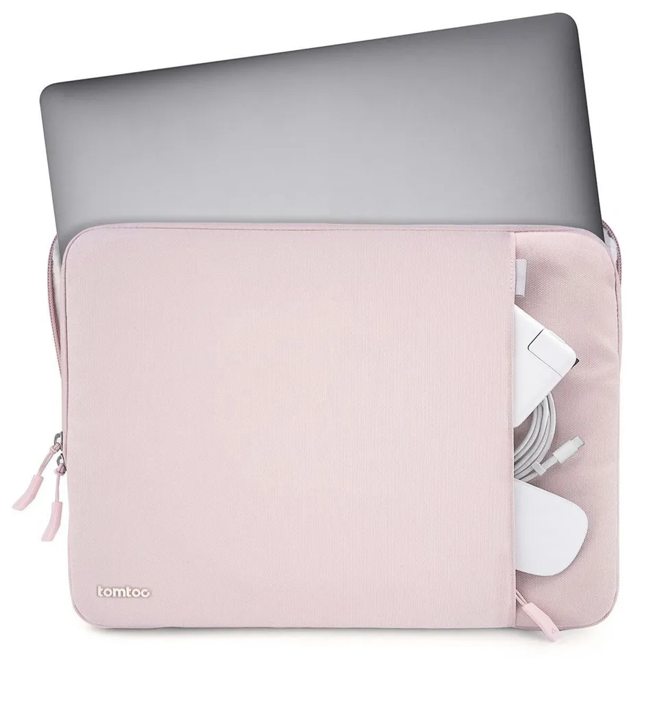 Eleganza e Sicurezza: Tomtoc Defender-A13 Custodia 14" Rosa - 11