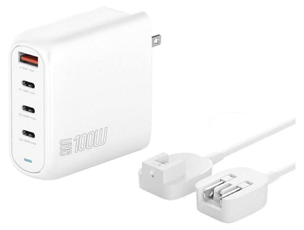 4smarts Ladegert GaN Flex Pro 100W 3 USB-C+1 USB-A. Travel