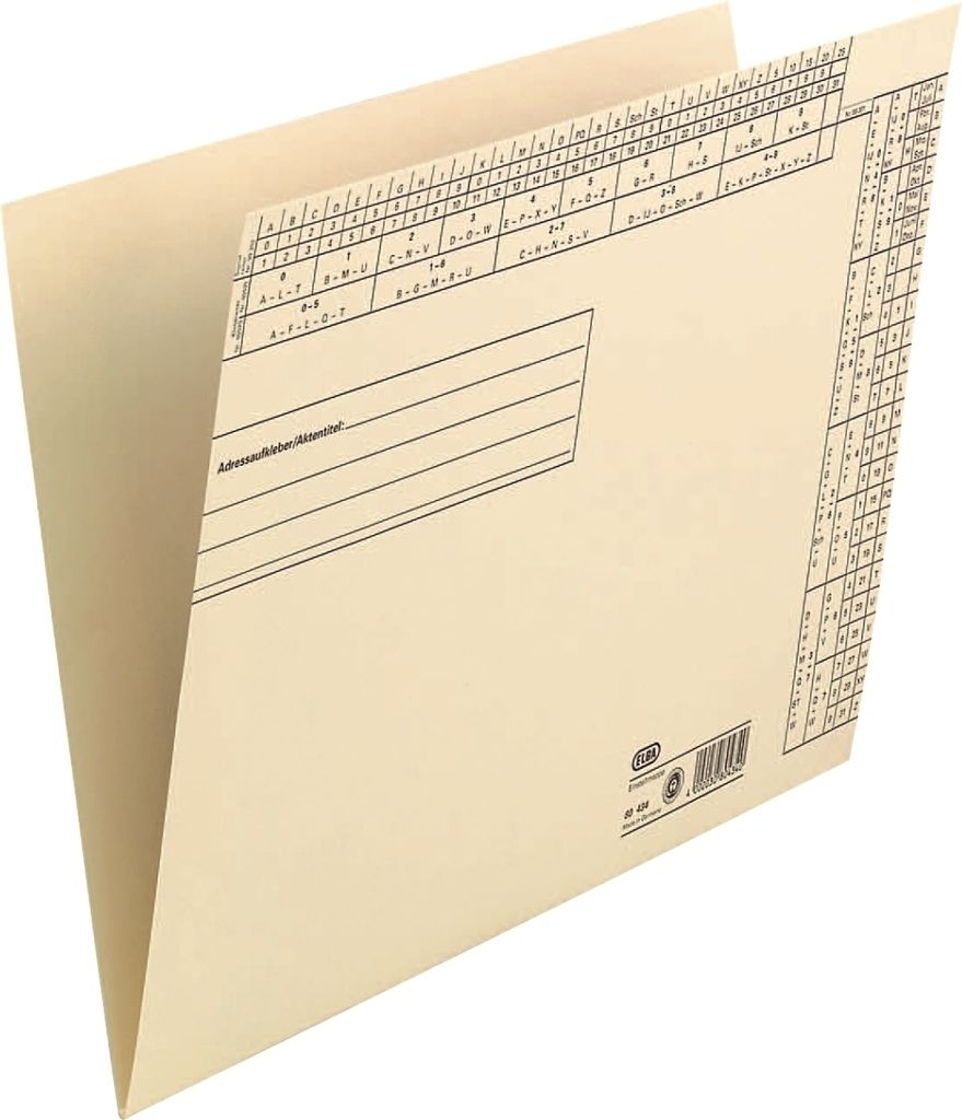 Einstellmappe Kraftkarton chamois Packung mit 50 Stück