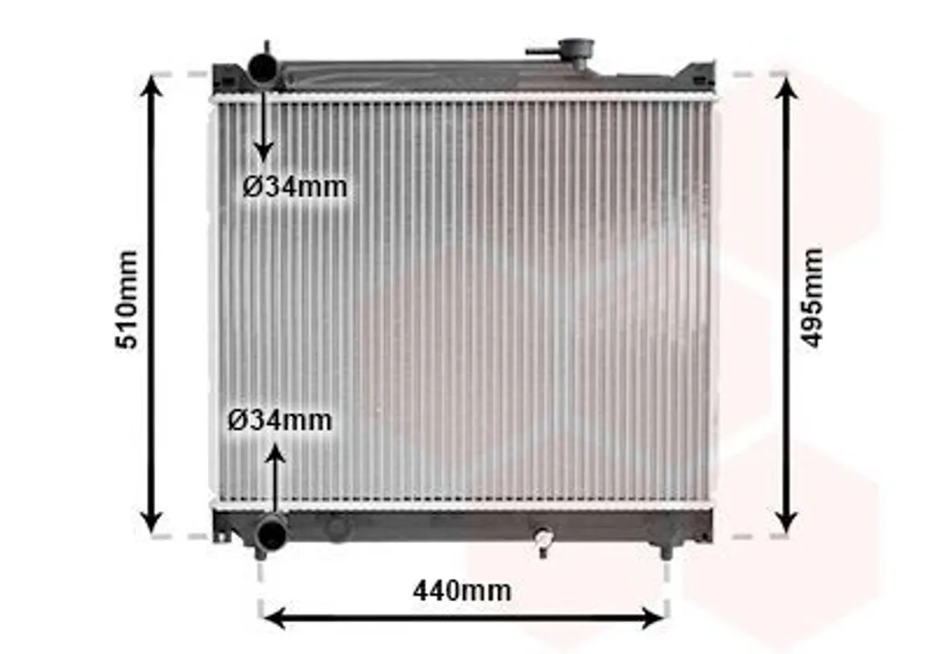 Radiateur à eau moteur pour Suzuki Grand Vitara I et Vitara SUV - Qualité